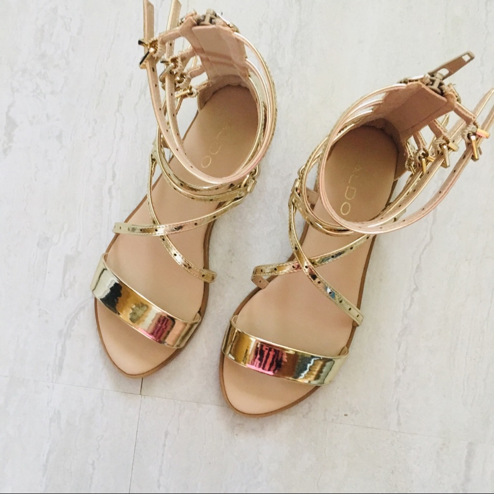 Aldo patras gladiator flat sandals